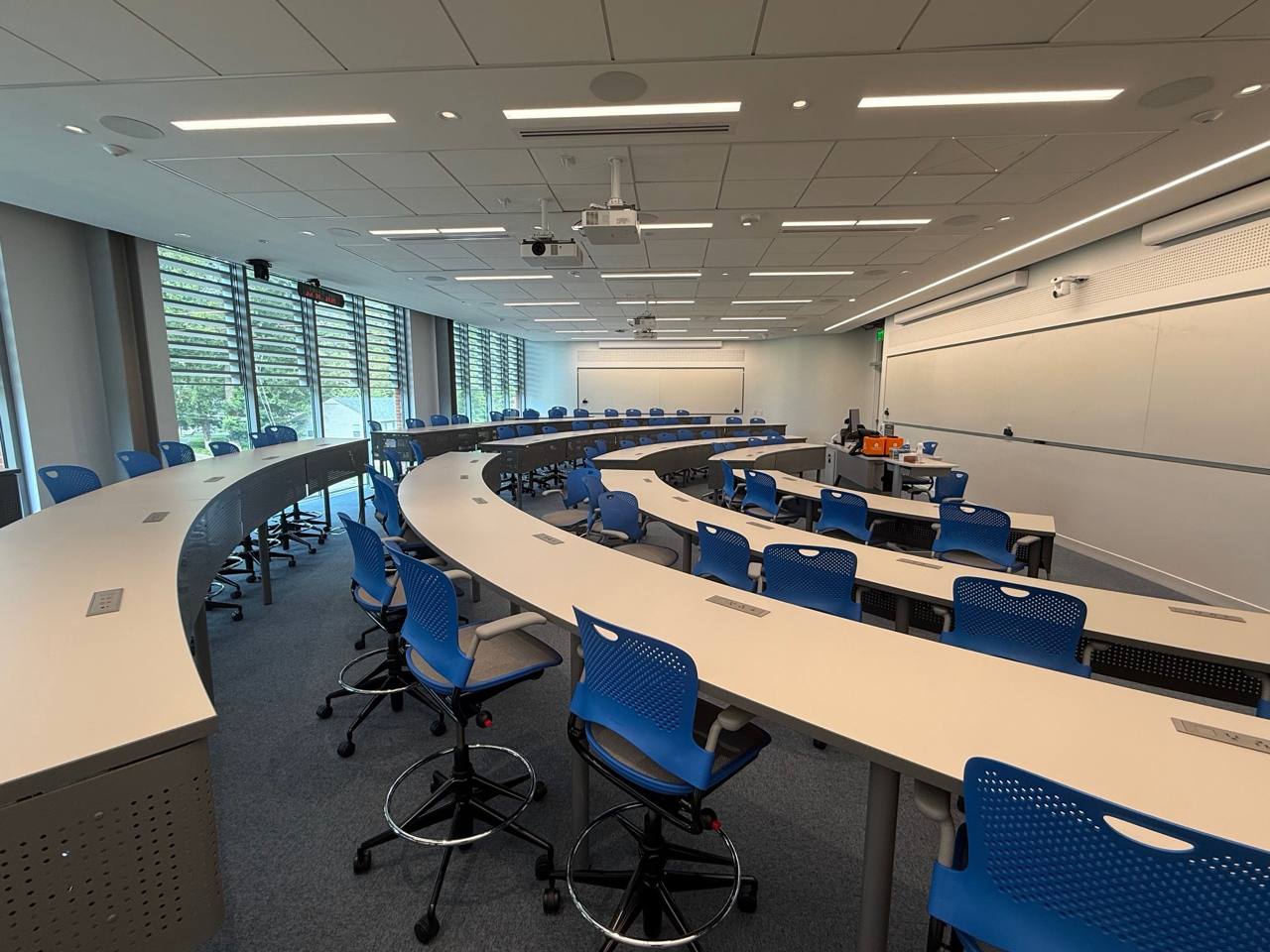 Workshop room at UVA School of Data Science